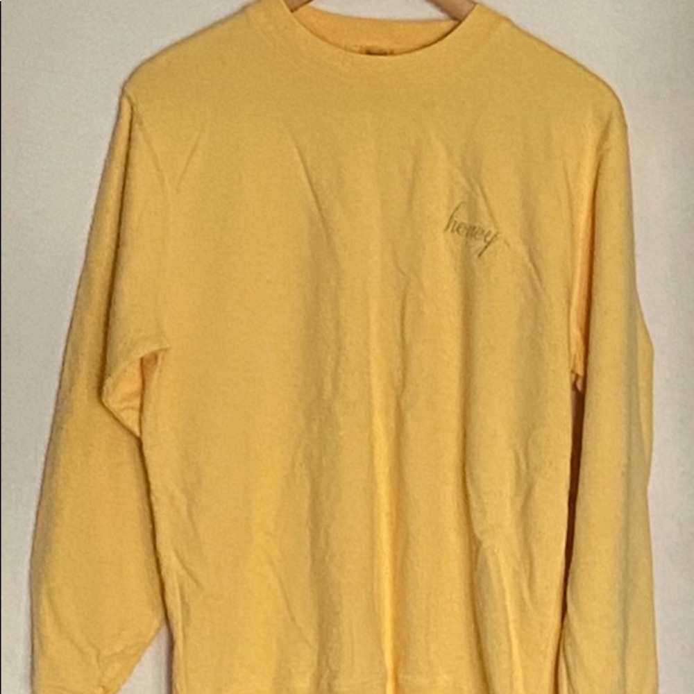 Yellow “honey” embroidered oversized l-xl